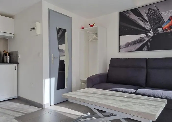 Charmant studio avec mezzanine et terrasse